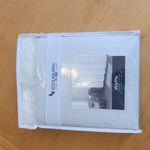 WAFFLE UGG SHOWER CURTAIN